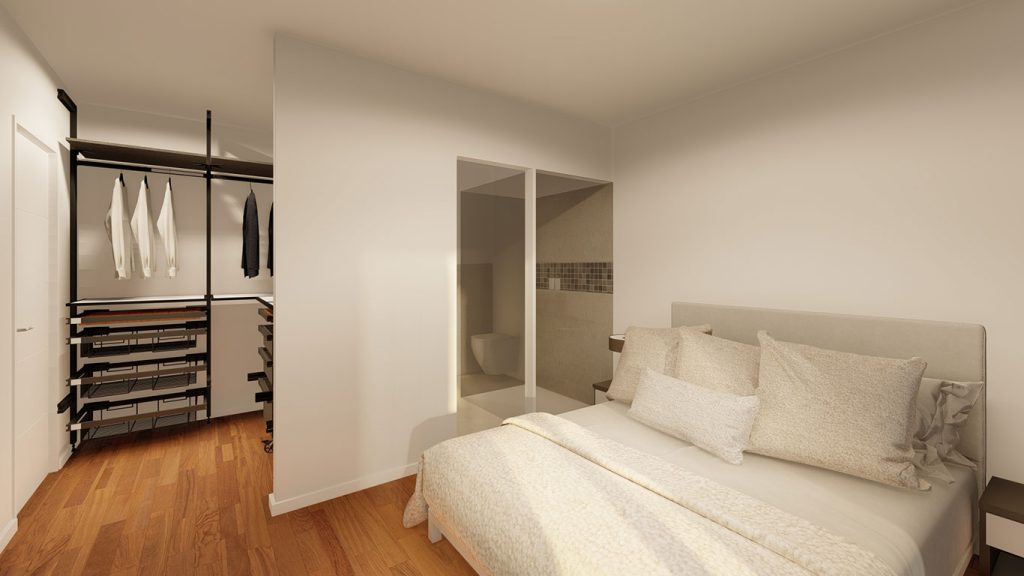3D slika master bedroom