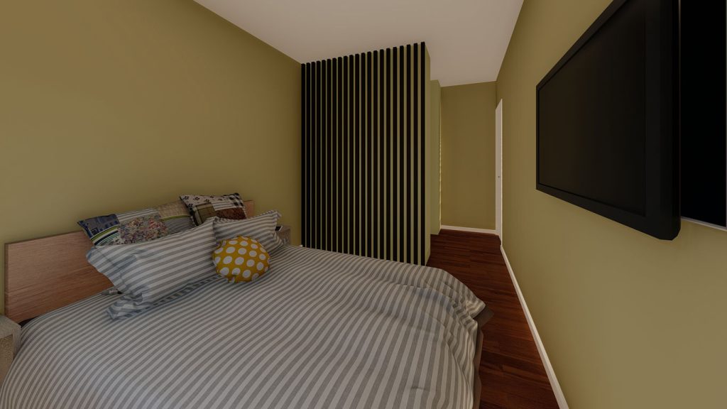 3D slika master bedroom